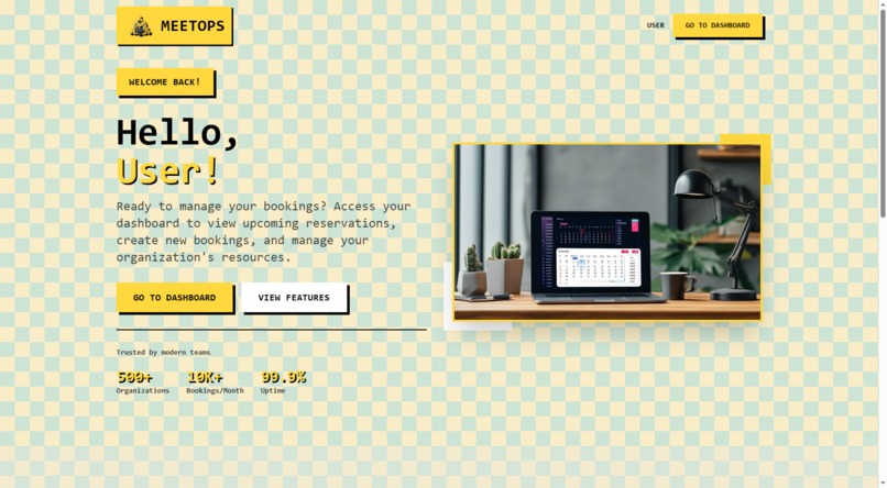 MeetOps — AI-Powered Office Room Booking System – screenshot 1