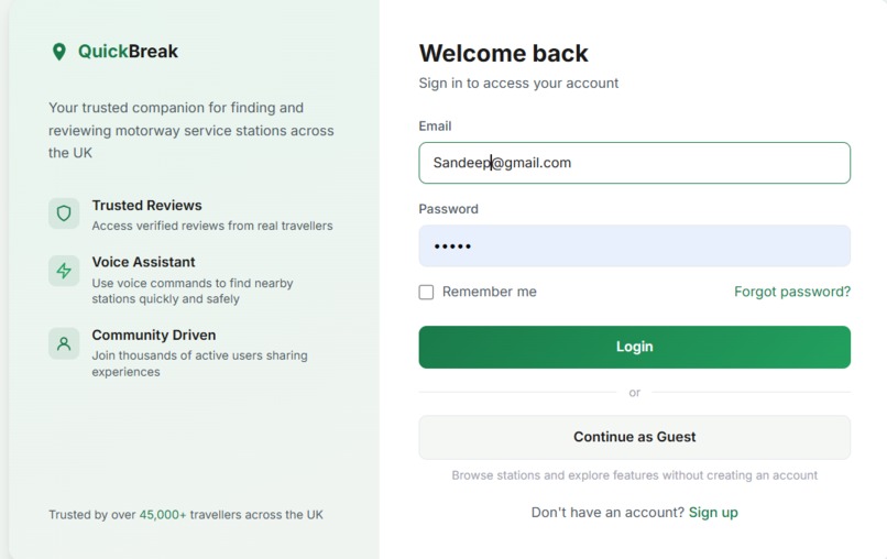 quick break – screenshot 4