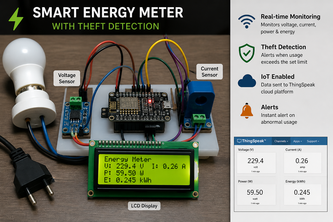 Smart Energy Meter with Theft Detection ⚡