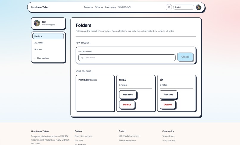 Live Note Taker – screenshot 4