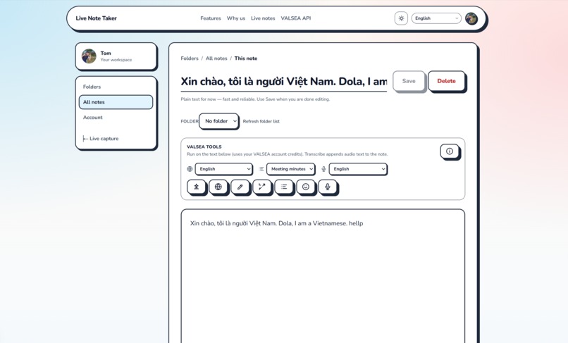 Live Note Taker – screenshot 5