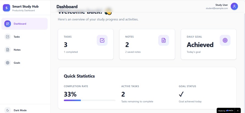 Smart Study Hub – screenshot 2