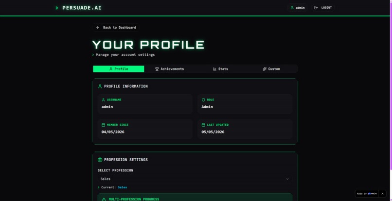  PERSUADE.AI – screenshot 2
