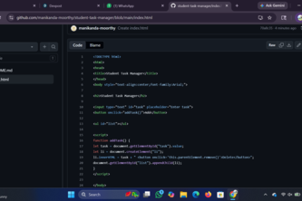 Student Task Manager