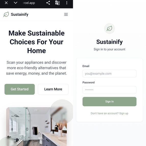 Sustainify – screenshot 1