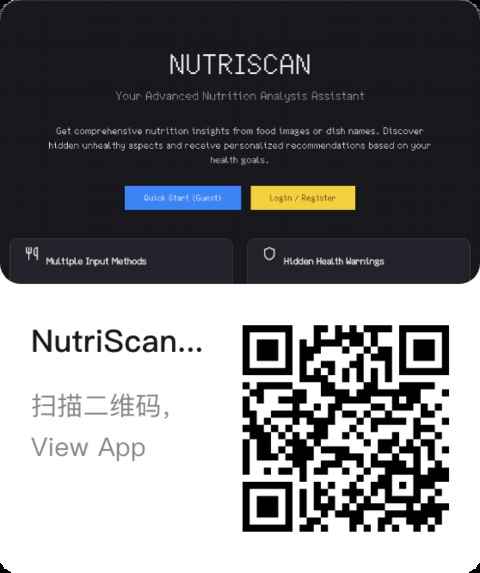 NutriScan – screenshot 1