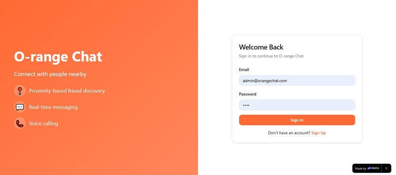 O-range Chat – screenshot 1