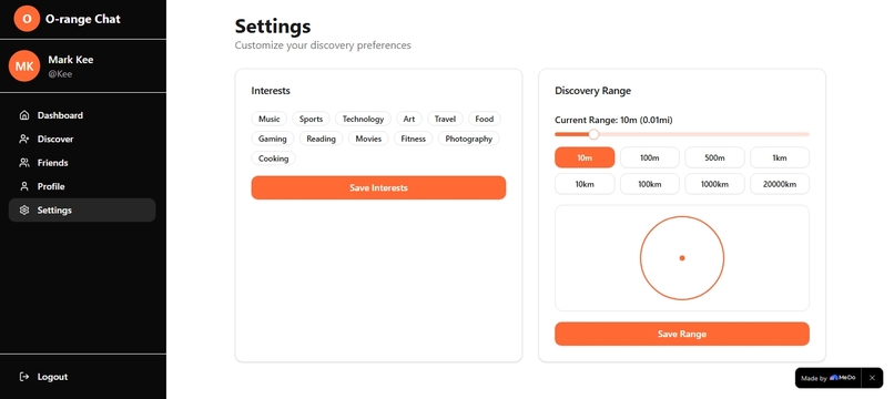 O-range Chat – screenshot 4