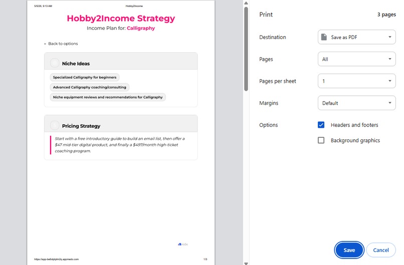 Hobby2Income – screenshot 5