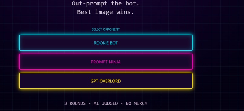 Prompt Wars: Human vs AI – screenshot 2