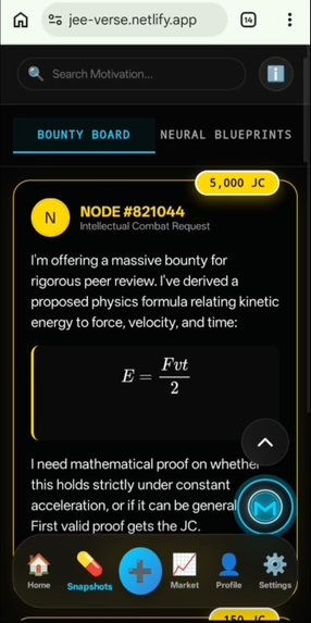 JEE-Verse – screenshot 4