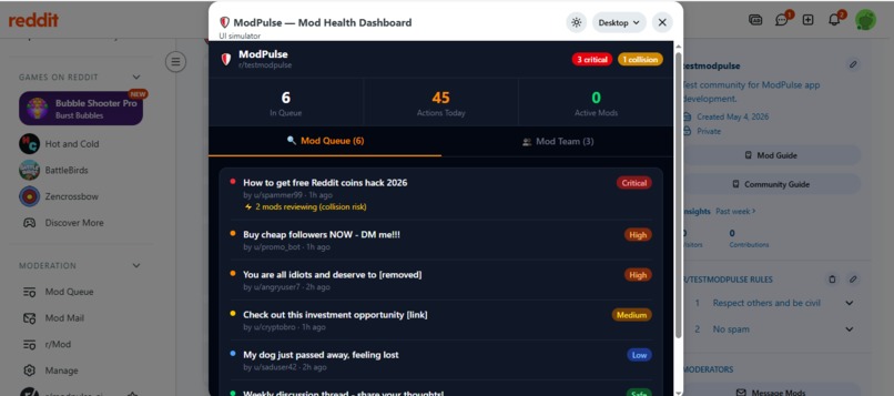 ModPulse – screenshot 1