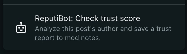 ReputiBot – screenshot 1
