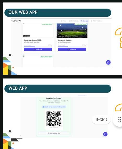 Smart Crowd Management System using AI & IoT – screenshot 1
