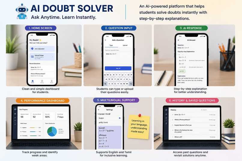 AI Doubt Solver for Low Resource Students  – screenshot 1