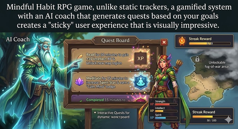 Mindful Habit RPG – screenshot 1