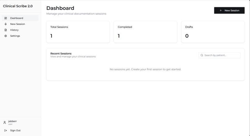 Clinical Scribe 2.0 – screenshot 1