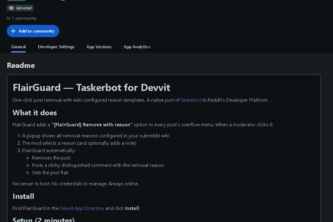 FlairGuard - Taskerbot for Devvit