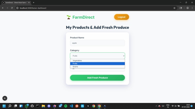 FarmDirect – screenshot 2