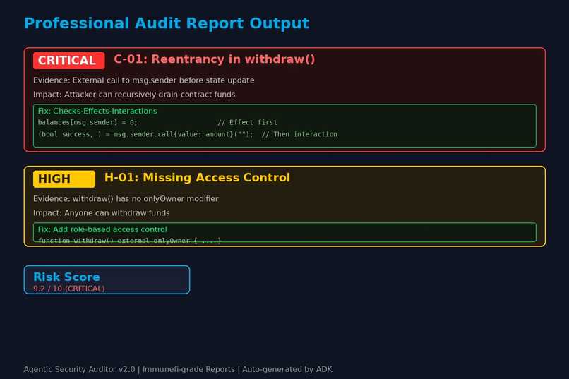 Agentic Security Auditor v2.0 – screenshot 1