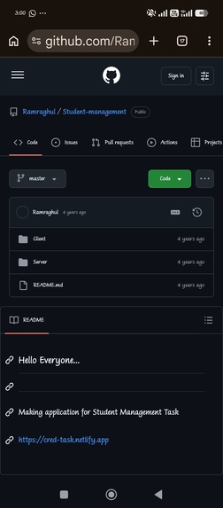 Smart Student Management System – screenshot 1