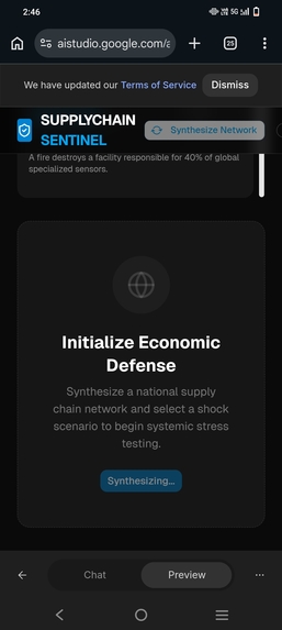 Supply chain shock tester – screenshot 2