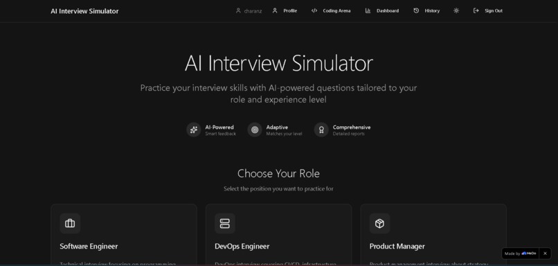 AI Interview & Coding Arena – screenshot 1