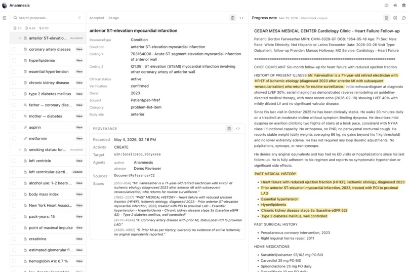 Anamnesis: FHIR Augmentation MCP Server – screenshot 1