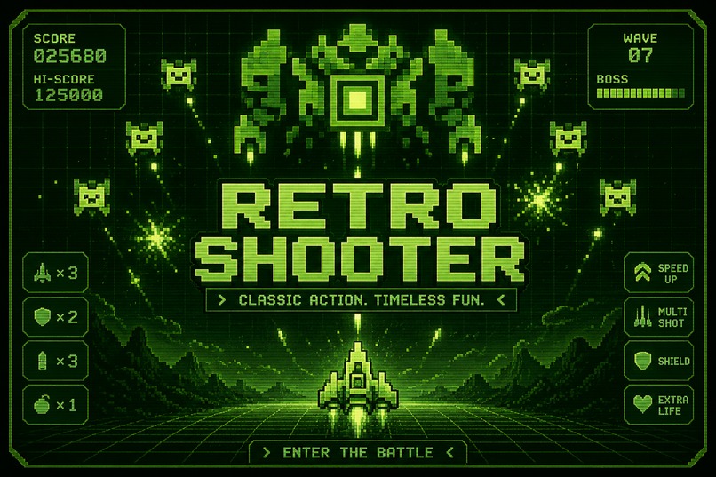 Retro Shooter – screenshot 1