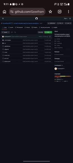 Smart student performance  – screenshot 1