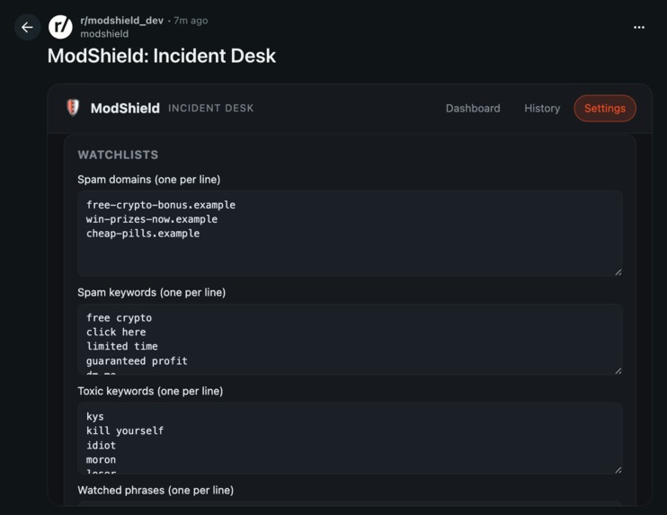 ModShield: Incident Desk – screenshot 4