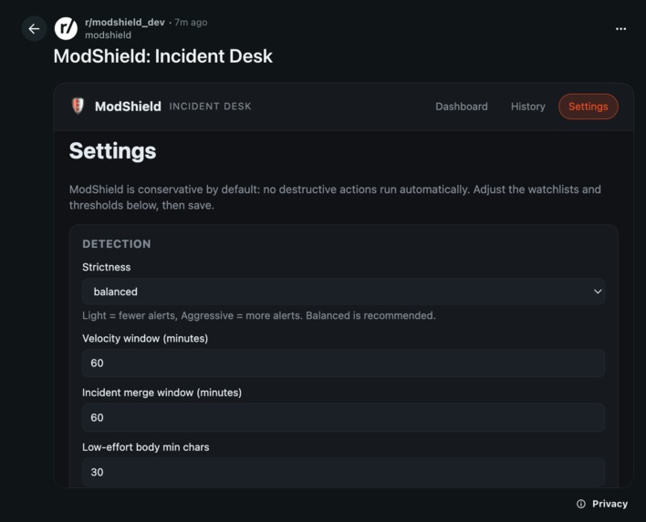 ModShield: Incident Desk – screenshot 5