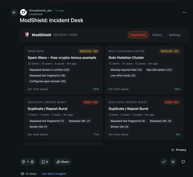ModShield: Incident Desk – screenshot 1