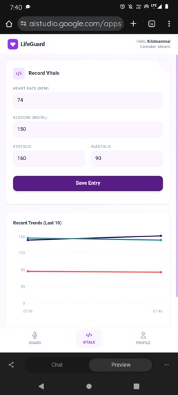 Emergency ai assistant for seniors – screenshot 2