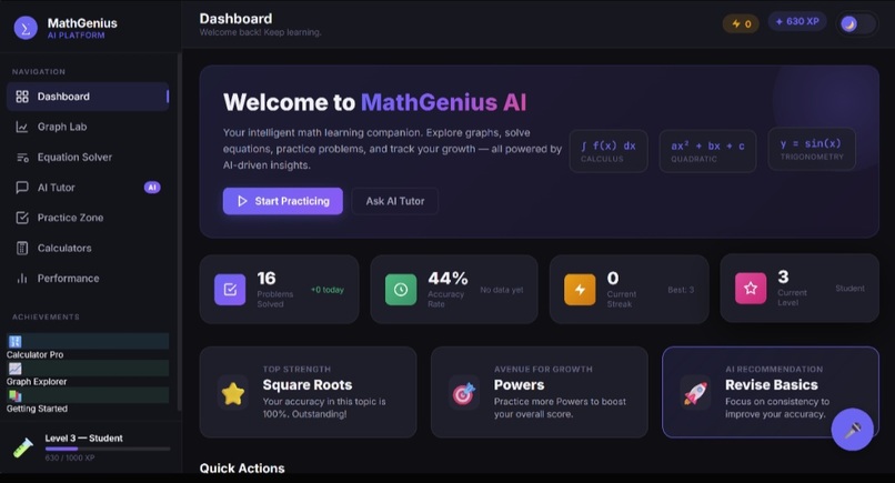 MathGenius AI – screenshot 1