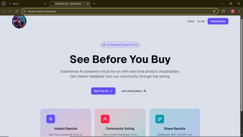 Virtual Try – screenshot 2