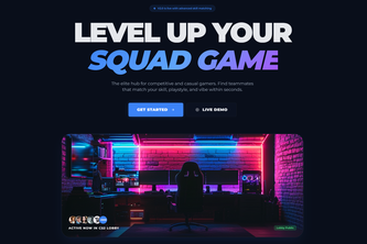 Gaming Squad Finder