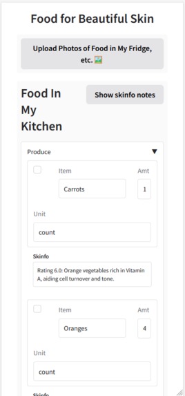  Food for Beautiful Skin – screenshot 2
