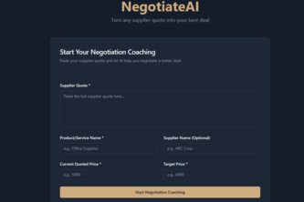 NegotiateAI