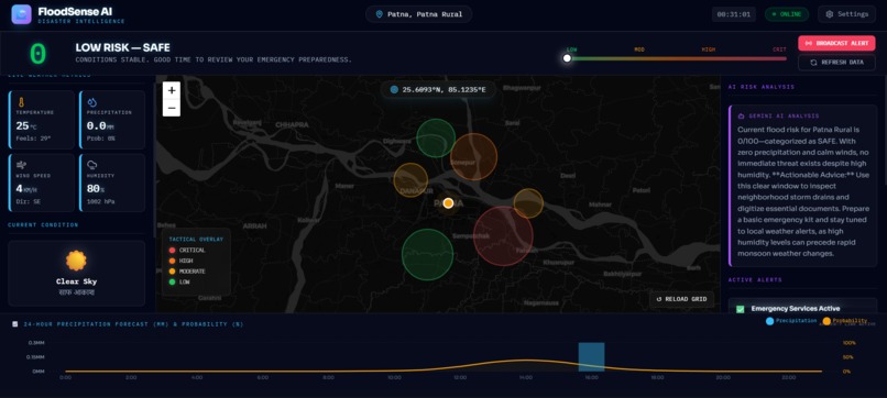 FloodSense AI – screenshot 1