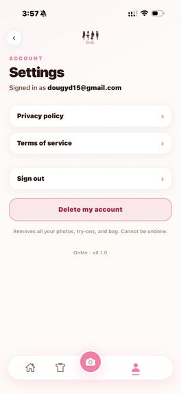 onMe – screenshot 6