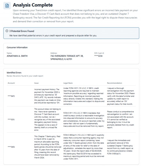 CreditFix AI – screenshot 3