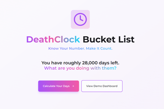 DeathClock Bucket List