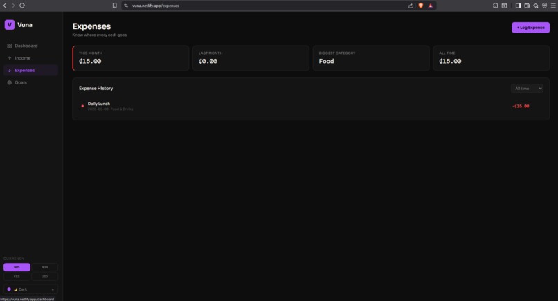 Vuna – screenshot 2