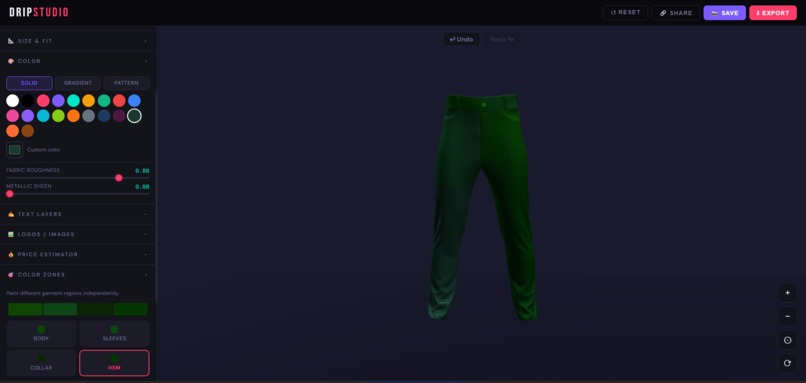 DripStudio - 3D Clothing Customizer – screenshot 5