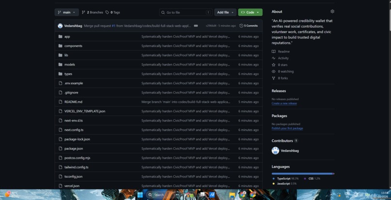 CivicProof AI – screenshot 2