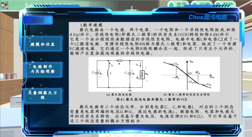 Virtual Simulation Laboratory of Chaotic Circuit – screenshot 4