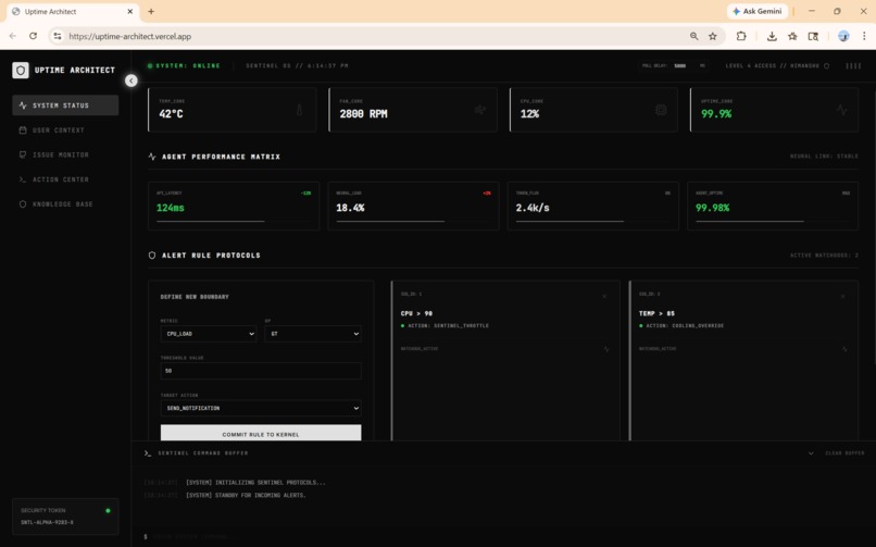 Uptime Architect – screenshot 1
