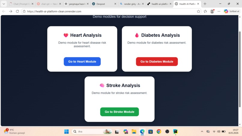 Health AI Multi-Agent Assistant – screenshot 1