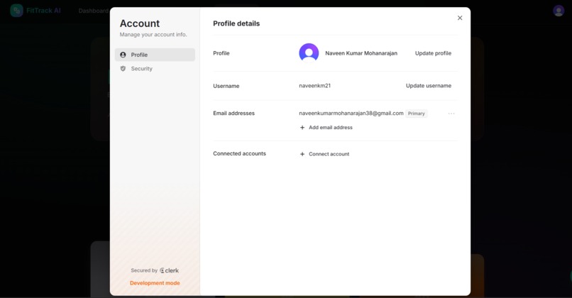 FitTrack AI – screenshot 4